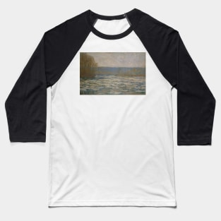 Ice breaking up on the Seine near Bennecourt by Claude Monet Baseball T-Shirt